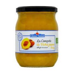 Compote peches allegee 540g...