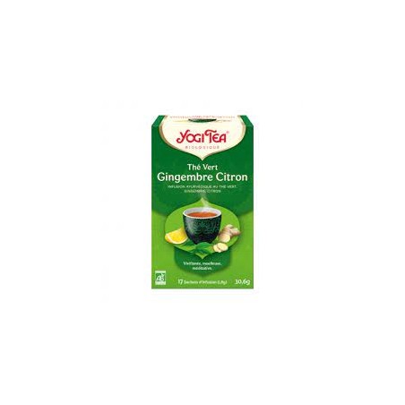 Infusion the vert gingembre citron x17 yogi tea