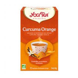 Infusion curcuma orange vanille x17 yogi tea