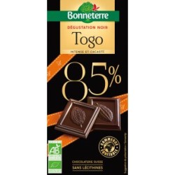 Chocolat noir togo 85% 80 g...