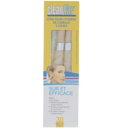 Bougies oreilles cleanear 2 cones