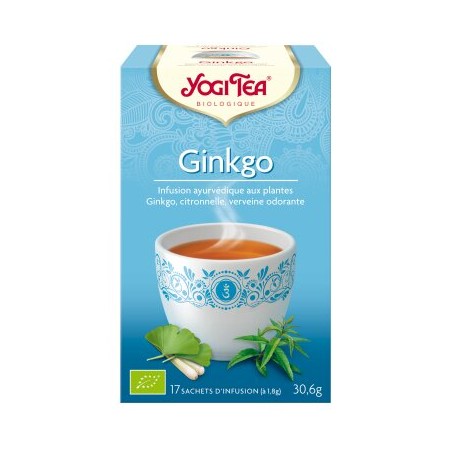 Infusion ginkgo x17 30g yogi tea