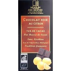 Chocolat noir citron 74%...