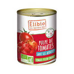 Pulpe de tomates 400g elibio