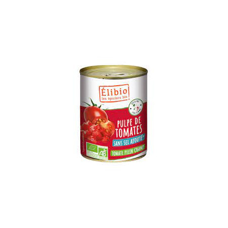 Pulpe de tomates 400g elibio